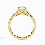 Load image into Gallery viewer, 1-Carat Solitaire Diamond Shank 18K Yellow Gold Ring JL AU 19011Y-C
