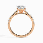 Load image into Gallery viewer, 70-Pointer Heart Cut Solitaire Diamond Shank 18K Rose Gold Ring JL AU 19018R-B
