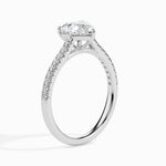 Load image into Gallery viewer, 30-Pointer Heart Cut Solitaire Diamond Shank Platinum Ring JL PT 19018   Jewelove.US
