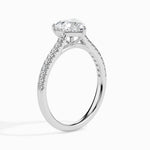 Load image into Gallery viewer, 30-Pointer Heart Cut Solitaire Diamond Shank Platinum Ring JL PT 19018
