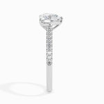 Load image into Gallery viewer, 30-Pointer Heart Cut Solitaire Diamond Shank Platinum Ring JL PT 19018
