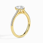Load image into Gallery viewer, 70-Pointer Heart Cut Solitaire Diamond Shank 18K Yellow Gold Ring JL AU 19018Y-B
