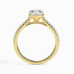 Load image into Gallery viewer, 50-Pointer Heart Cut Solitaire Diamond Shank 18K Yellow Gold Ring JL AU 19018Y-A
