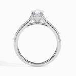 Load image into Gallery viewer, 30-Pointer Marquise Cut Solitaire Diamond Shank Platinum Ring JL PT 19019   Jewelove.US
