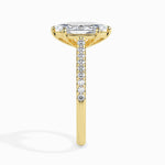 Load image into Gallery viewer, 50-Pointer Marquise Cut Solitaire Diamond Shank 18K Yellow Gold Ring JL AU 19019Y-A
