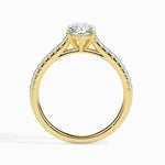 Load image into Gallery viewer, 50-Pointer Pear Cut Solitaire Diamond Shank 18K Yellow Gold Ring JL AU 19020Y-A   Jewelove.US
