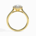 Load image into Gallery viewer, 70-Pointer Marquise Cut Solitaire Halo Diamond 18K Yellow Gold Ring JL AU 19029Y-B   Jewelove.US
