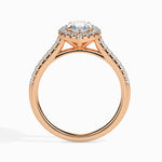 Load image into Gallery viewer, 70-Pointer Marquise Cut Solitaire Hako Diamond Shank 18K Rose Gold Ring JL AU 19039R-B   Jewelove.US
