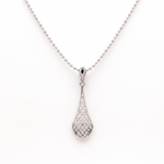 Load image into Gallery viewer, Designer Filigree Platinum Pendant Set for Women JL PT P E 198
