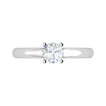 Load image into Gallery viewer, 1.50-Carat Lab Grown Solitaire Platinum Ring JL PT RS RD LG 179-C
