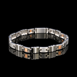 Load image into Gallery viewer, Men of Platinum | Platinum 18K Rose Gold Bracelet for Men JL PTB 1370
