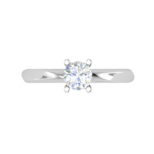 0.30 cts Solitaire Platinum Ring for Women JL PT RS PR 161   Jewelove