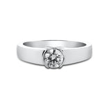 Load image into Gallery viewer, 1-Carat Lab Grown Solitaire Platinum Men&#39;s Ring with JL PT LG G 559-B
