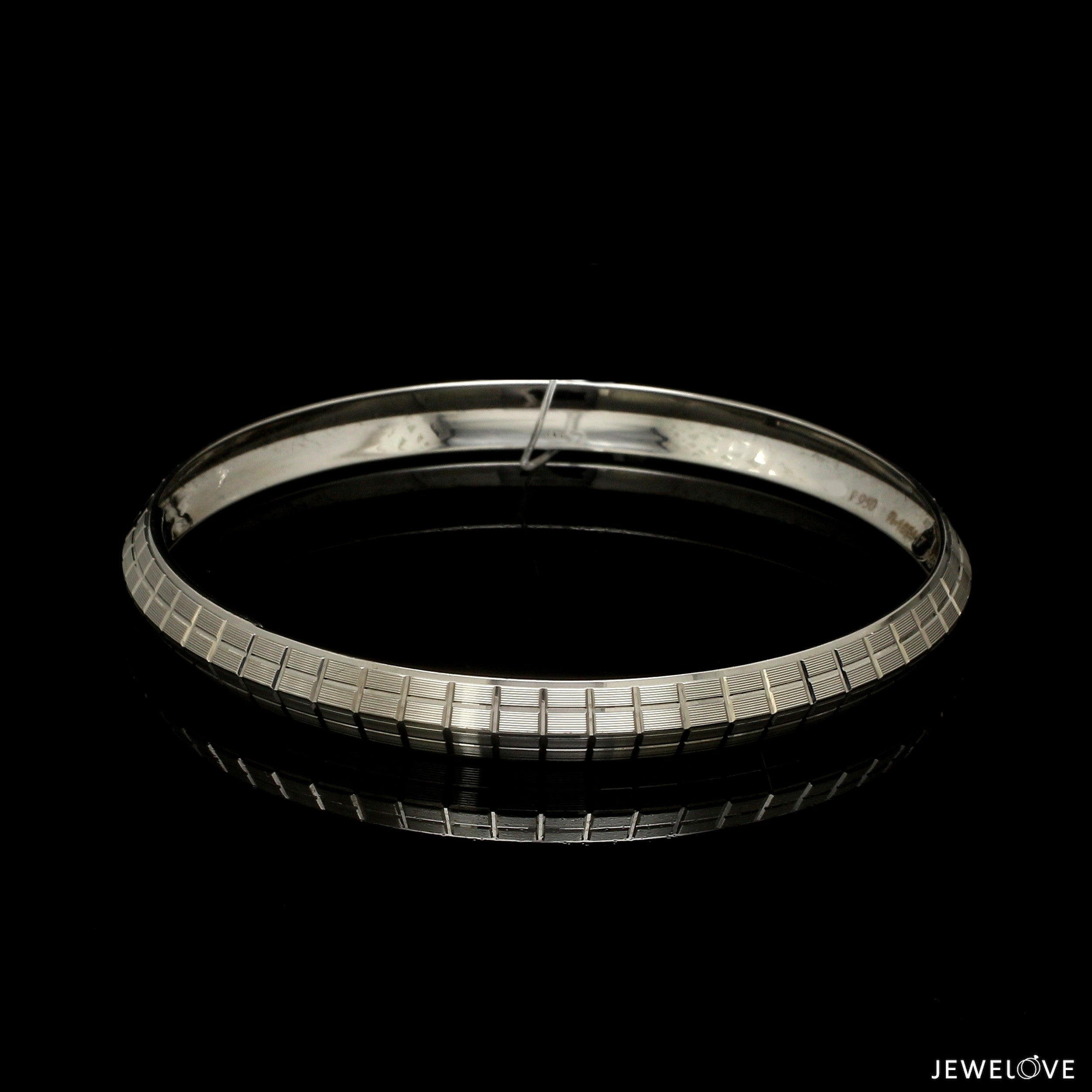 7mm Platinum Kada for Men JL PTB 1318