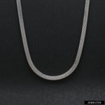 Load image into Gallery viewer, 4mm Platinum + 18K Rose Gold Double Side Chain for Men JL PT CH 1419
