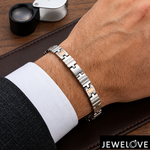 Load image into Gallery viewer, Men of Platinum | Platinum 18K Rose Gold Bracelet for Men JL PTB 1370
