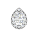 Load image into Gallery viewer, 50-Pointer Pear Solitaire Cut Platinum Diamond Pendant JL PT PF PS 111-A   Jewelove.US
