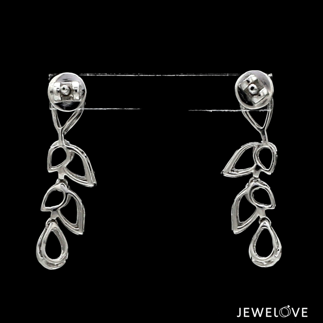 Platinum Evara Diamond Necklace & Earrings Set JL PT NE 341   Jewelove.US