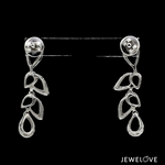 Load image into Gallery viewer, Platinum Evara Diamond Necklace &amp; Earrings Set JL PT NE 341   Jewelove.US
