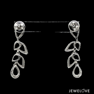 Platinum Evara Diamond Necklace & Earrings Set JL PT NE 341   Jewelove.US