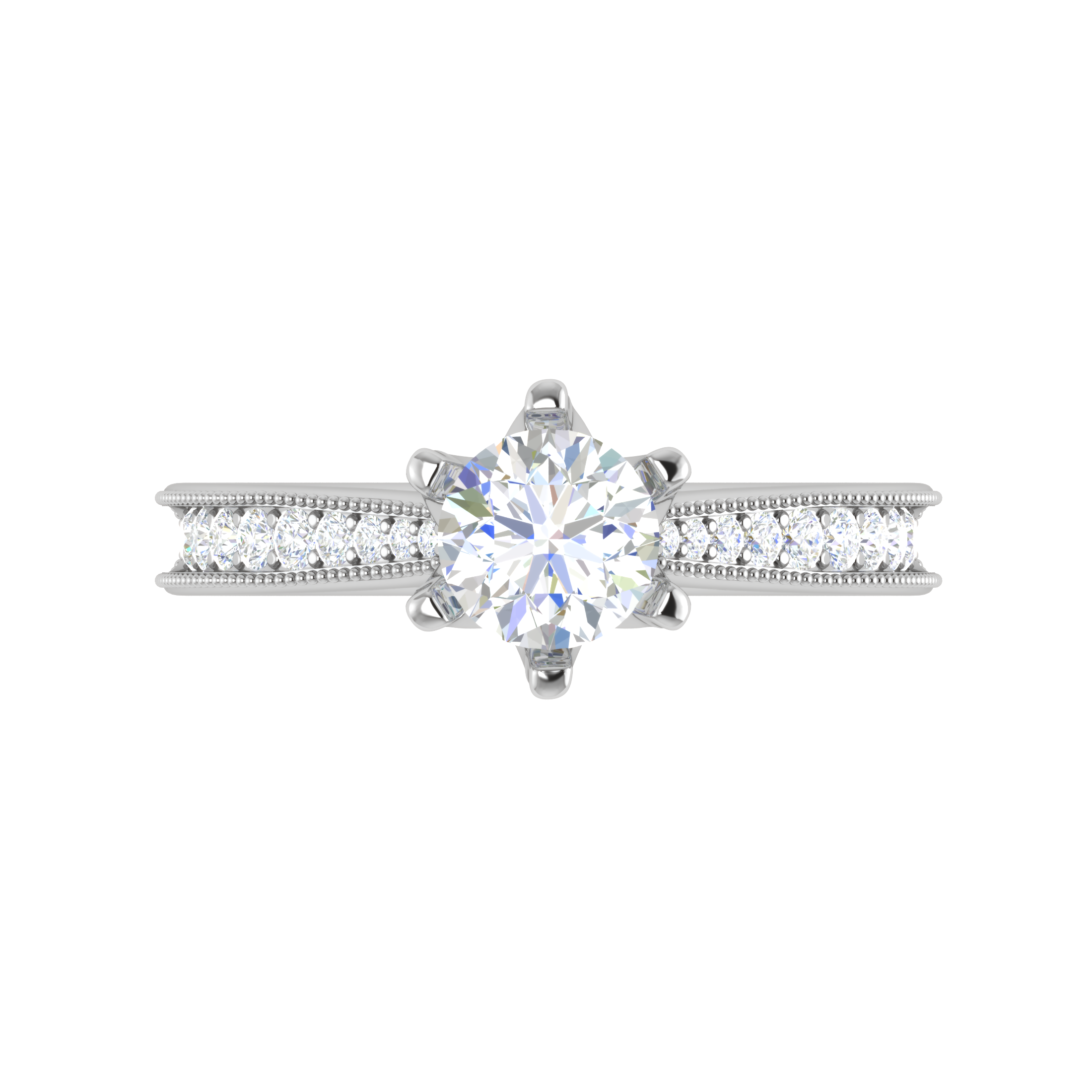 1-Carat Lab Grown Solitaire Diamond Platinum Ring JL PT RV CU LG G 105-B