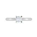 Load image into Gallery viewer, 2-Carat Lab Grown Solitaire Platinum Ring JL PT RS RD LG 144-D
