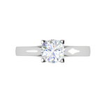 Load image into Gallery viewer, 50-Pointer Solitaire Platinum Ring for Women JL PT RS PR LG G 136
