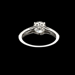 Load image into Gallery viewer, 50-Pointer Lab Grown Solitaire Platinum Diamond Split Shank Ring JL PT LG G 1221
