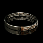 Load image into Gallery viewer, Men of Platinum| 7mm Platinum &amp; Rose Gold Bracelet for Men JL PTB 1209   Jewelove.US
