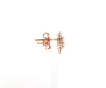 Load image into Gallery viewer, 18K Rose Gold Heart Earrings with Pink &amp; White Diamond JL AU PD 102   Jewelove.US
