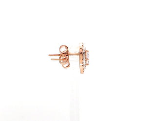 18K Rose Gold Heart Earrings with Pink & White Diamond JL AU PD 102   Jewelove.US