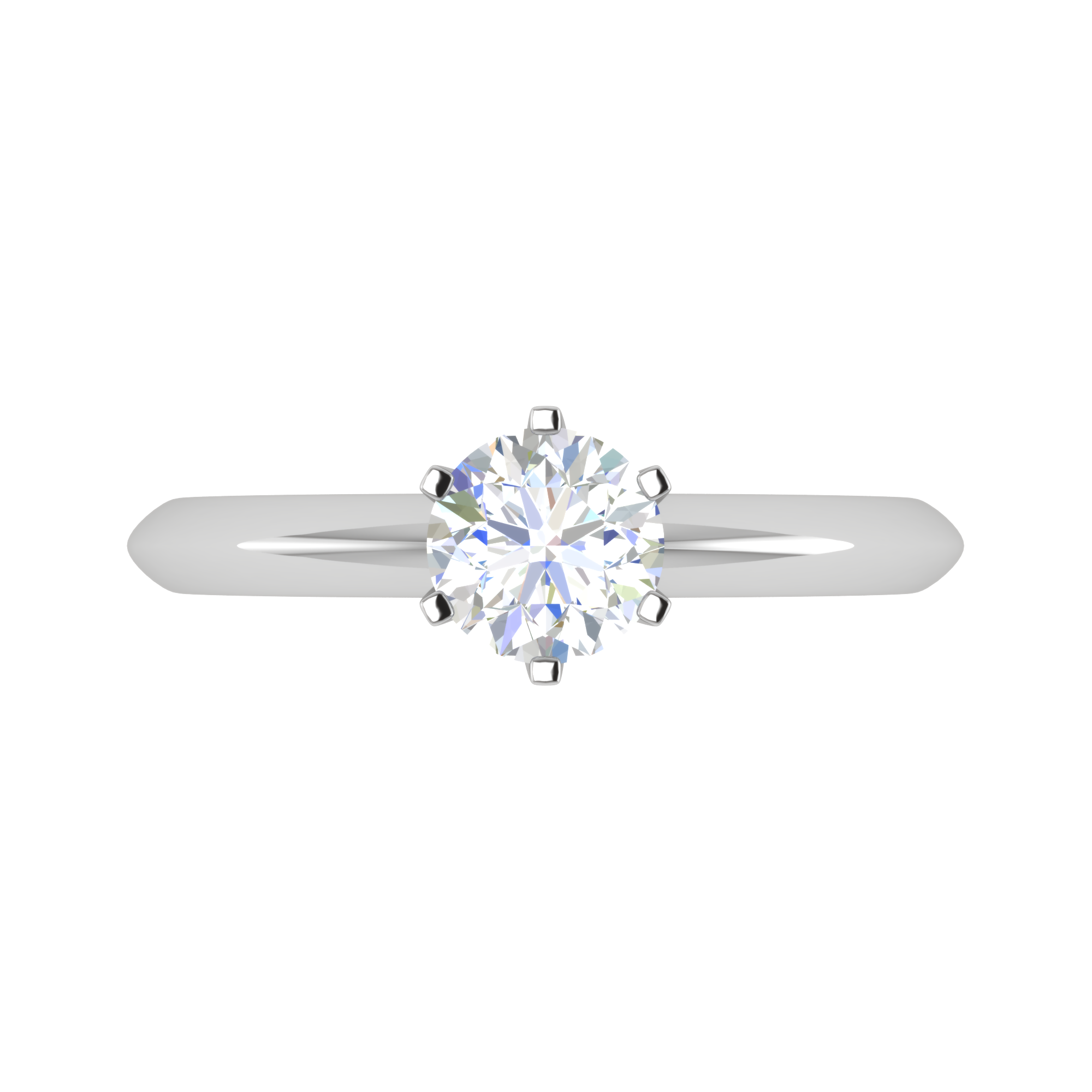 0.30 cts Solitaire Platinum Ring JL PT RS RD 177   Jewelove.US