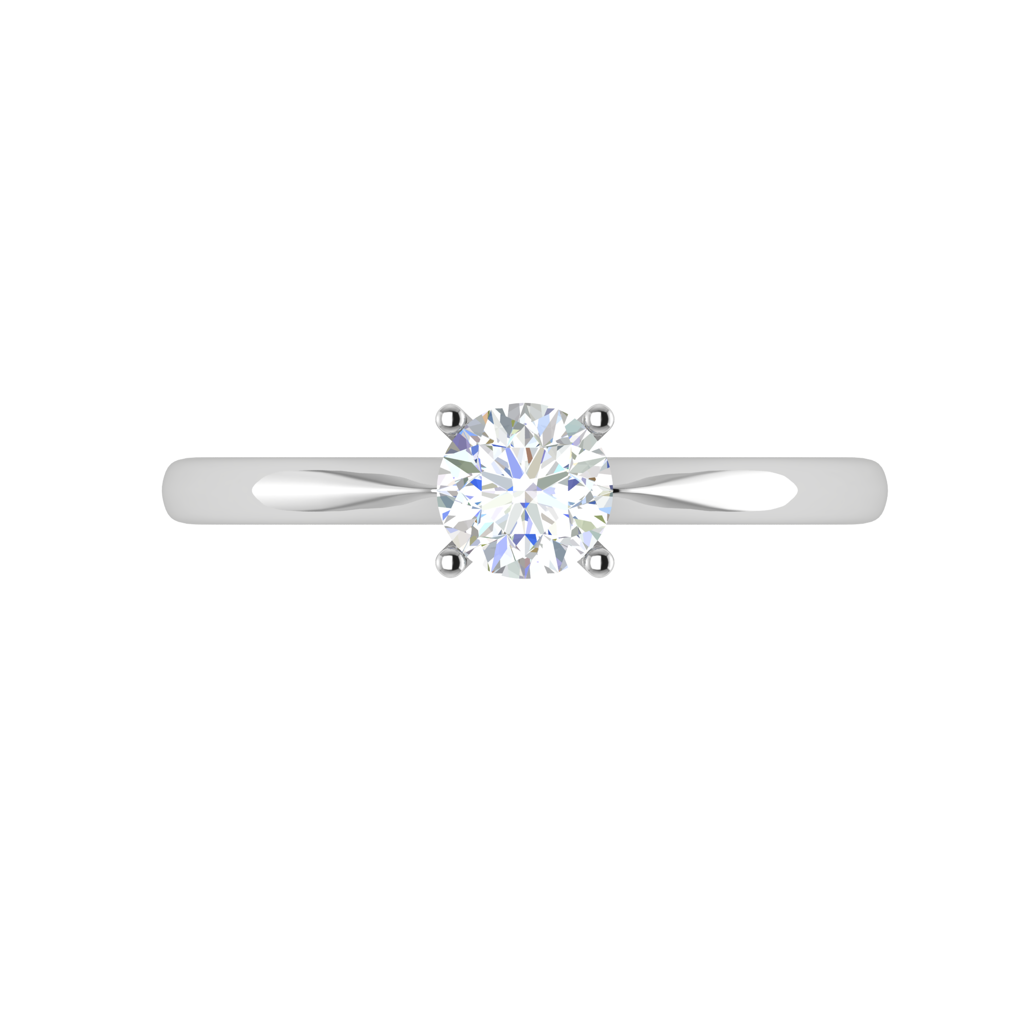 0.30 cts Solitaire Platinum Ring JL PT RS RD 169   Jewelove.US