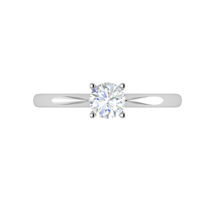0.30 cts Solitaire Platinum Ring JL PT RS RD 169   Jewelove.US