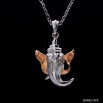 Load image into Gallery viewer, Platinum Rose Gold Ganesha Pendant JL PT P GANESH JI-5
