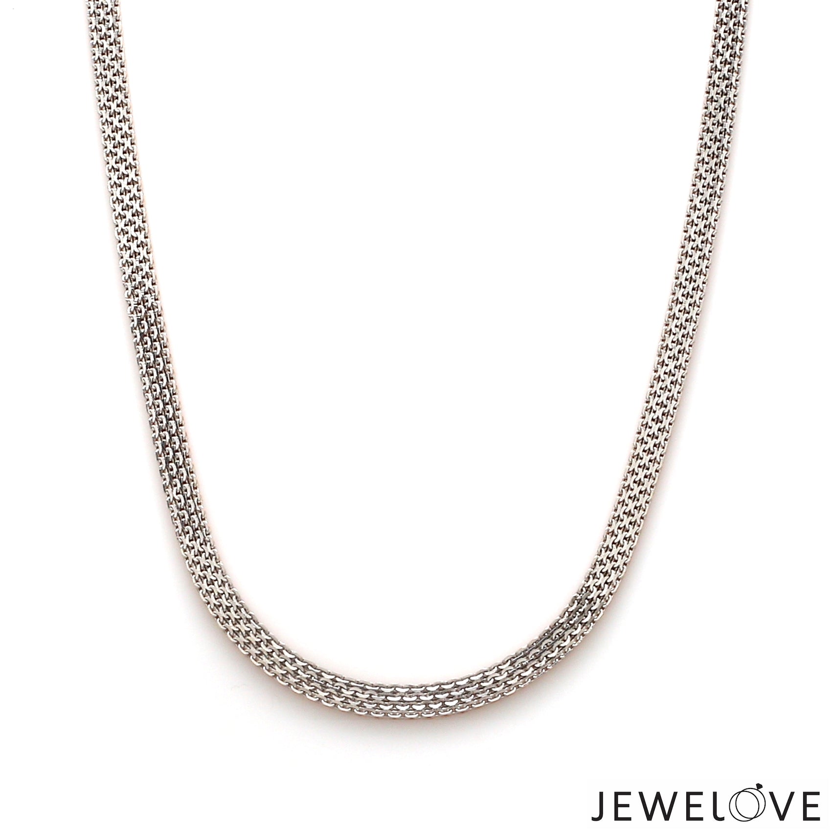 4.5mm Double-Sided Platinum & Rose Gold Unisex Chain JL PT CH 1151-A