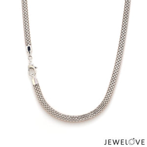 4.5mm Double-Sided Platinum & Rose Gold Unisex Chain JL PT CH 1151-A