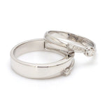 Load image into Gallery viewer, Designer Platinum Diamond Couple Rings JL PT 915
