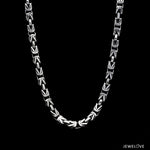 Load image into Gallery viewer, Men of Platinum | 4.25mm Designer Platinum Chain for Men JL PT CH 1330-A
