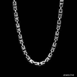 Men of Platinum | 4.25mm Designer Platinum Chain for Men JL PT CH 1330-A