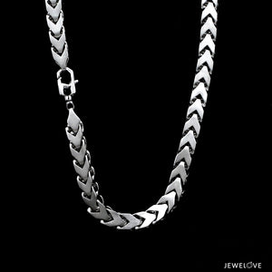 5.5mm Platinum Chain with Matte Finish for Men JL PT CH 1235-A