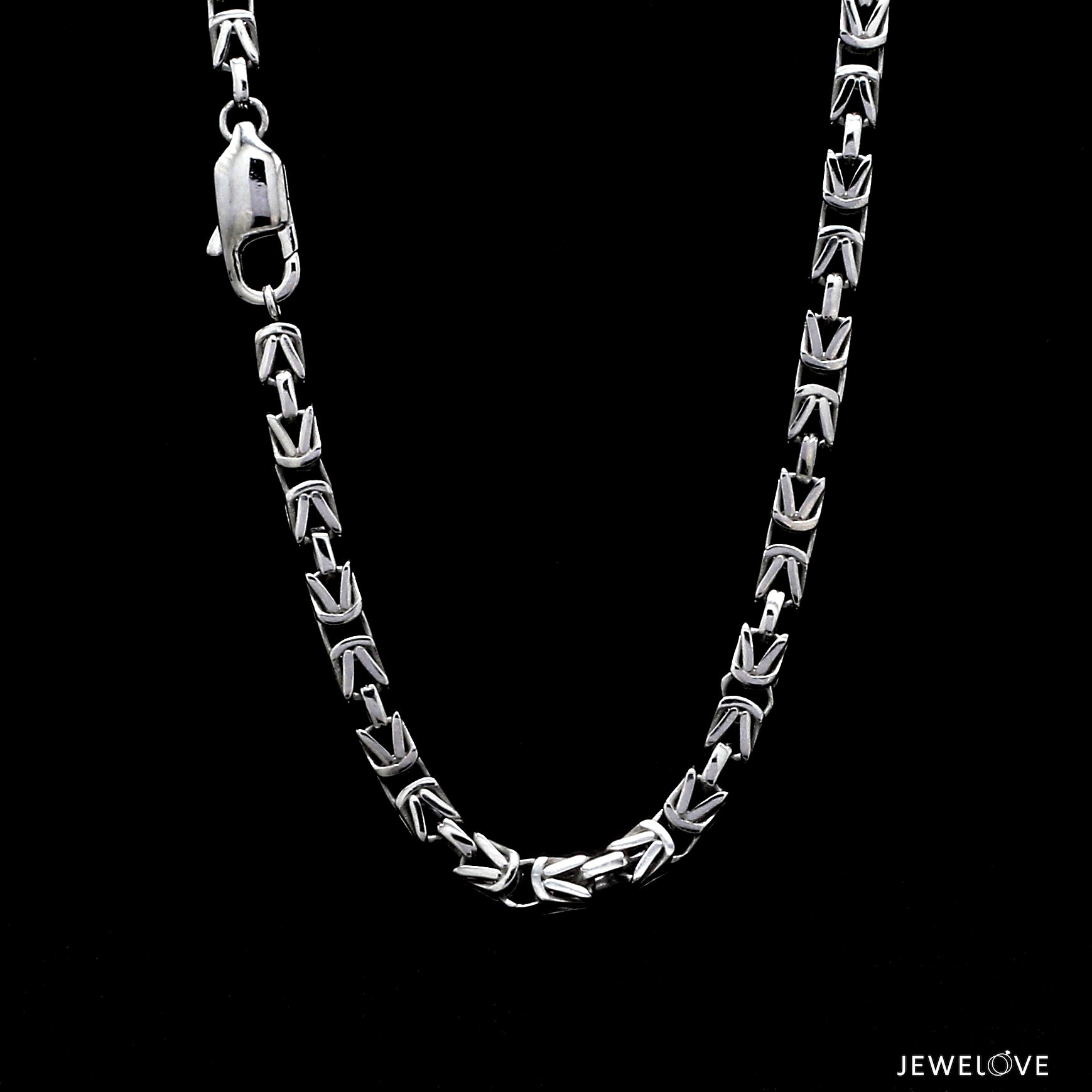 Men of Platinum | 4.25mm Designer Platinum Chain for Men JL PT CH 1330-A
