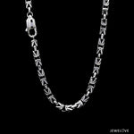 Load image into Gallery viewer, Men of Platinum | 4.25mm Designer Platinum Chain for Men JL PT CH 1330-A
