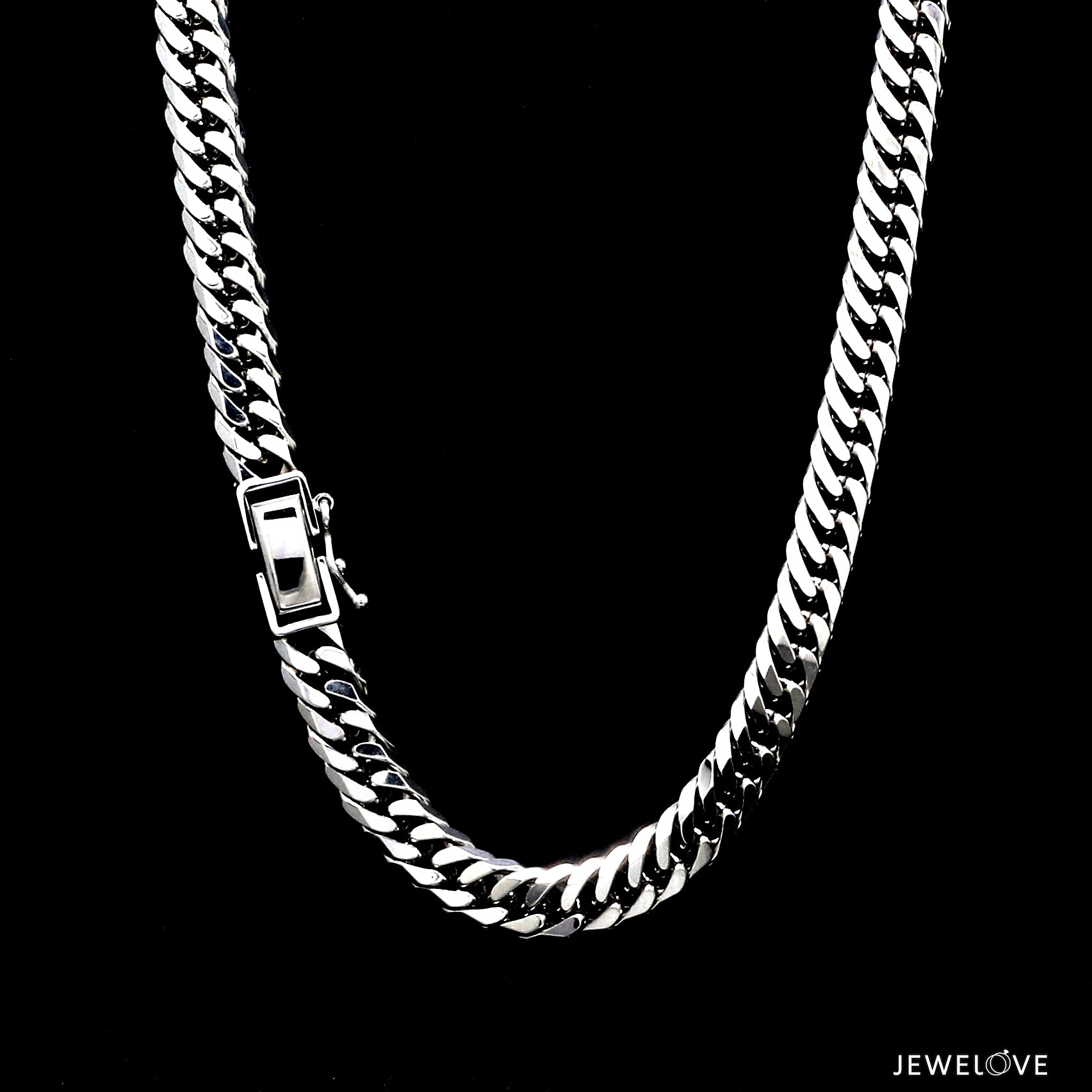 6.5mm Japanese Platinum Cuban Heavy Chain for Men JL PT CH 1005-D