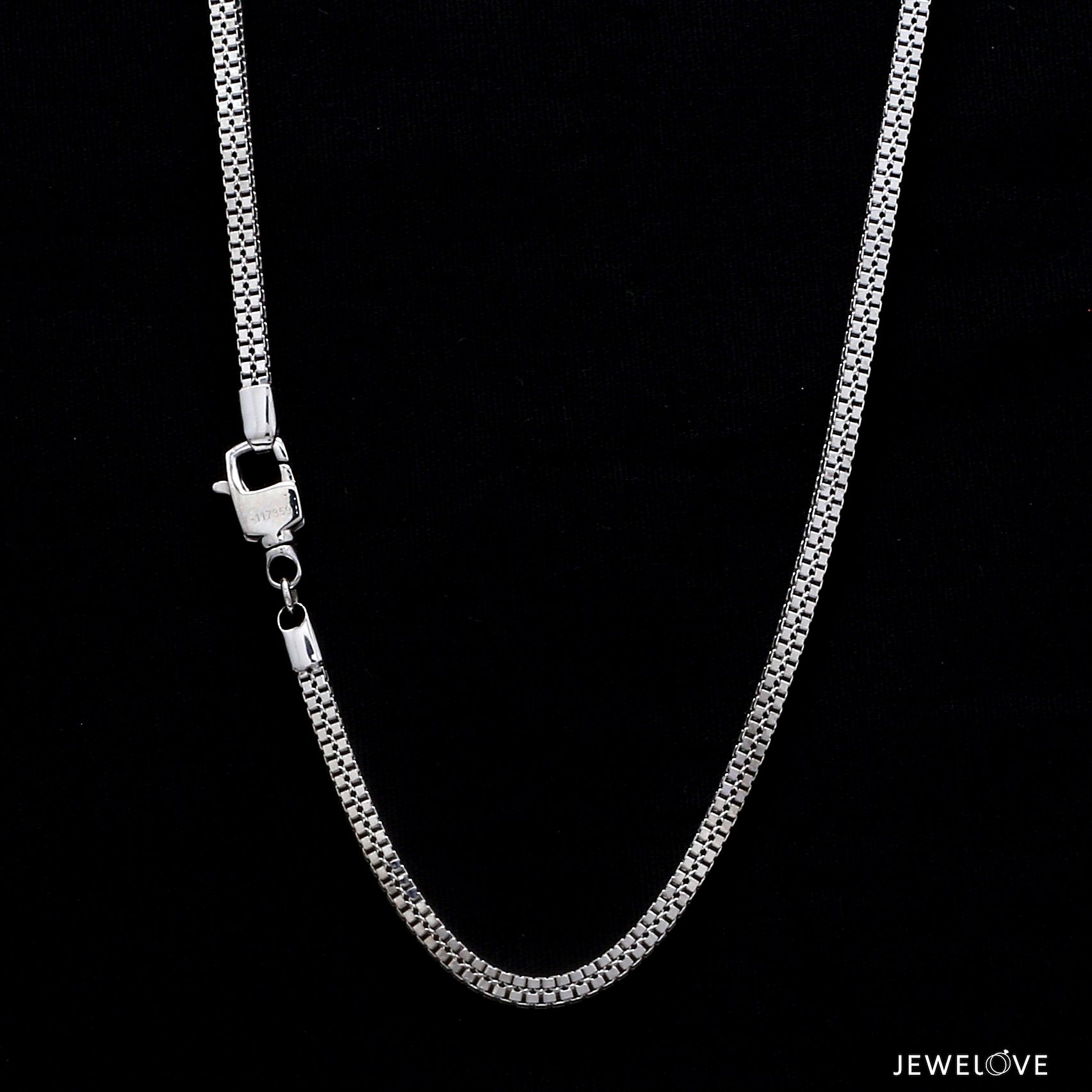 Platinum Double Box Chain for Men JL PT CH 1194