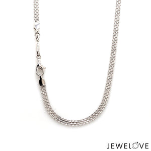 Platinum Chain for Men JL PT CH 1205   Jewelove.US