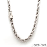 Load image into Gallery viewer, 5.5mm Platinum Rope Heavy Chain for Men JL PT CH 903-G
