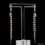 Load image into Gallery viewer, Japanese 5 Line Platinum Fantasy Light Weight Earrings with Rose Gold for Women JL PT E 1369
