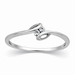 Load image into Gallery viewer, 2 Diamond Platinum Ring for Girls JL PT 301   Jewelove™
