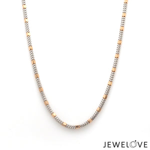 Platinum Two-Tone Chain for Men JL PT CH 1229   Jewelove.US